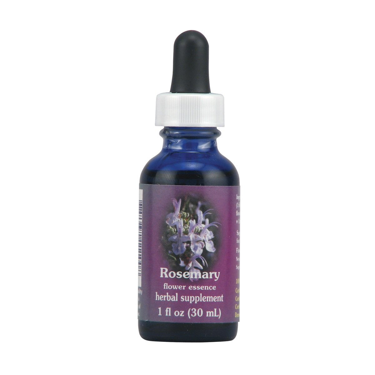 Flower Essence Rosemary Herbal Supplement Dropper, 1 Oz